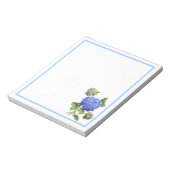 Blaue Hortensien Notizblock (Rotiert)