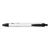 Blaue Hortensien personalisierter Stift (Rückseite)