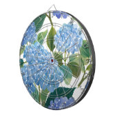 Blaue Hortensien | Schöner blühender Strauch Dartscheibe (Vorderseite rechts)