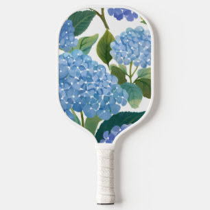 Blaue Hortensien Schöner Blütenstrauch Pickleball Schläger