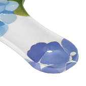 Blaue Hortensien | Schöner Blütenstrauch Schneidebrett (Ecke)