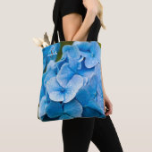 Blaue Hortensien-Tasche Tasche (Von Nahem)