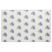 Blaue Hortensienblüte Stoff (Fat Quarter (45,7 x 55,9 cm))