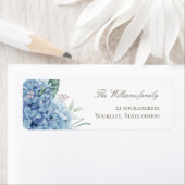 blaue Hortensienblüten (Insitu)