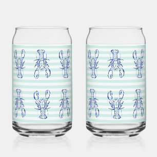 Blaue Hummer Dosenglas
