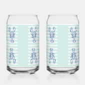 Blaue Hummer Dosenglas (Links)
