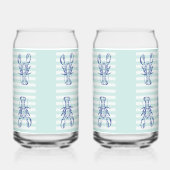 Blaue Hummer Dosenglas (Rechts)