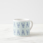 Blaue Hummer Espressotasse (Vorderseite Rechts)