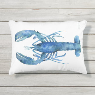 Blaue Hummer-Home-Akzente-Kissen Kissen Für Draußen