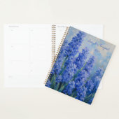 Blaue Hyazinthen Florale Spiralbindung Botanisch Planer (Anzeige)
