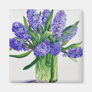 Blaue Hyazinthen Magnet