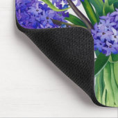 Blaue Hyazinthen Mousepad (Ecke)