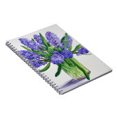 Blaue Hyazinthen Notizblock (Rechte Seite)