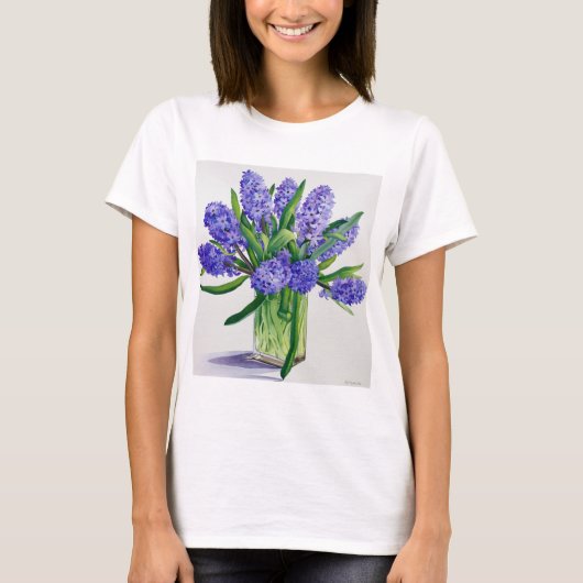 Blaue Hyazinthen T-Shirt (Vorderseite)