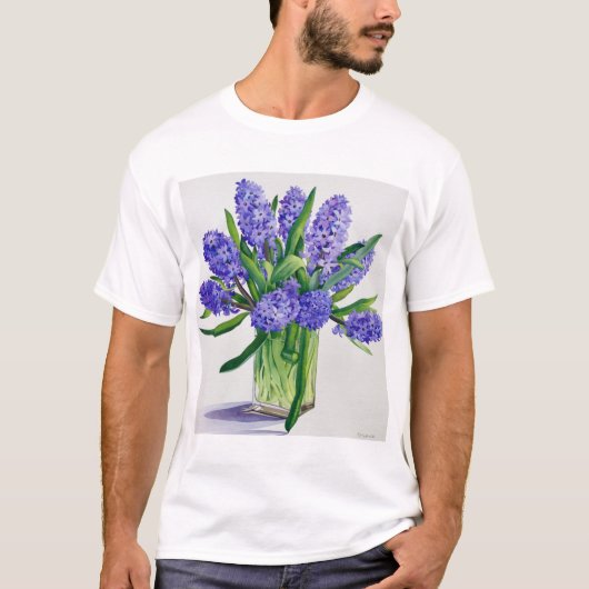Blaue Hyazinthen T-Shirt (Vorderseite)