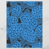 Blaue Hydrangea (Rückseite)