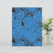 Blaue Hydrangea (Stehend Vorderseite)