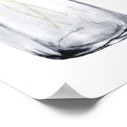 Blaue Hydrangea 80 Dinge, die wir Ihnen Liebe 70 G Poster (Ecke)