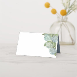 Blaue Hydrangea Blank-Platzkarten Platzkarte