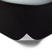 Blaue Hydrangea-Blume in Weißtöpfen Poster (Ecke)