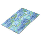 Blaue Hydrangea-Blume Notizblock (angewinkelt)