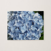 Blaue Hydrangea-Blume Puzzle (Horizontal)