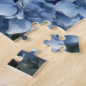 Blaue Hydrangea-Blume Puzzle (Seite)