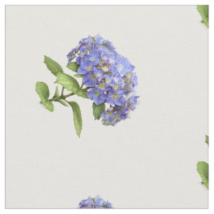 Blaue Hydrangea-Blume Stoff