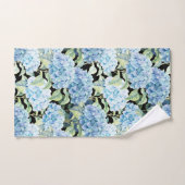 Blaue Hydrangea-Blumen Badhandtuch Set (Handtuch)