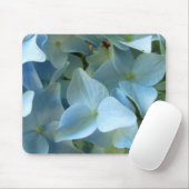 Blaue Hydrangea-Blumen-BlumenBlumen-Foto Mousepad (Mit Mouse)