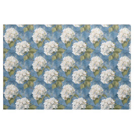 Blaue Hydrangea-Blüten Stoff (Yard (91,4 cm))