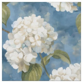 Blaue Hydrangea-Blüten Stoff (Muster)