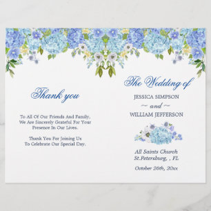 Blaue Hydrangea Blütengrün Gedeckte Hochzeit