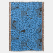 Blaue Hydrangea Decke (Vorderseite Vertikal)