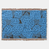 Blaue Hydrangea Decke (Vorderseite)