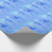 Blaue Hydrangea Geschenkpapier (Ecke)