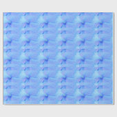 Blaue Hydrangea Geschenkpapier (Flach)