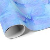 Blaue Hydrangea Geschenkpapier (Rolleneckpunkt)