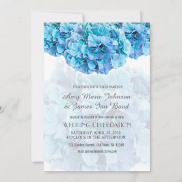 Blaue Hydrangea Hochzeit Einladungen Hydrangea3