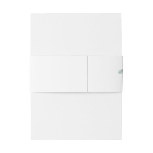 Blaue Hydrangea-Hochzeit Einladungsbanderole (Rückseitenbeispiel)