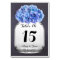 Blaue Hydrangea Hochzeit Tischnummern Hydrangea7
