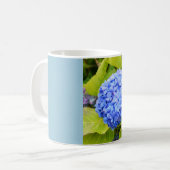 Blaue Hydrangea Kaffeetasse (Vorderseite Links)