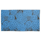 Blaue Hydrangea Kissenbezug (Vorderseite-Links)
