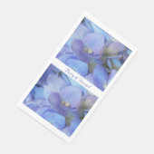 Blaue Hydrangea Serviette (Ecke)