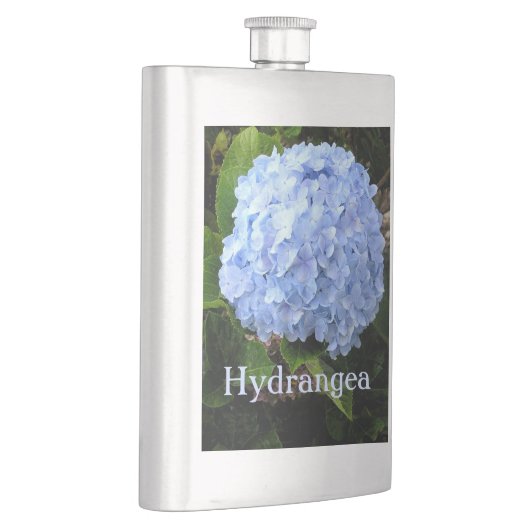 "BLAUE HYDRANGEA" STAHLFLASCHE FLACHMANN (Rechts)