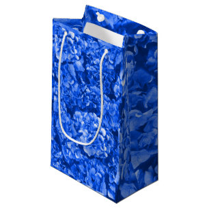 Blaue Hydrangea-Tasche Kleine Geschenktüte