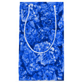 Blaue Hydrangea-Tasche Kleine Geschenktüte (Vorderseite)