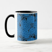 Blaue Hydrangea Tasse (Links)