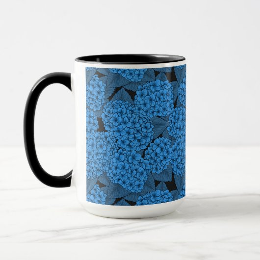 Blaue Hydrangea Tasse (Links)