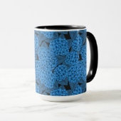 Blaue Hydrangea Tasse (VorderseiteRechts)